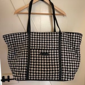 VERA BRADLEY Cotton Quilted HoundstoothTote